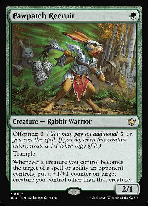 Pawpatch Recruit (Foil) - BLB - 187