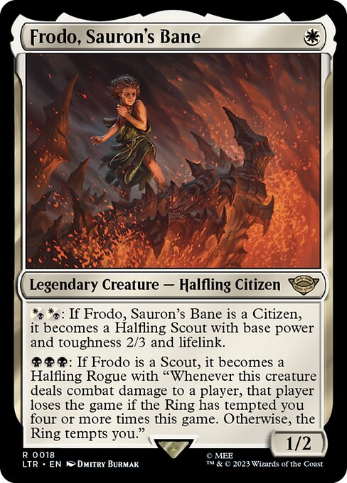 Frodo, Sauron's Bane (Foil) - LTR - 18