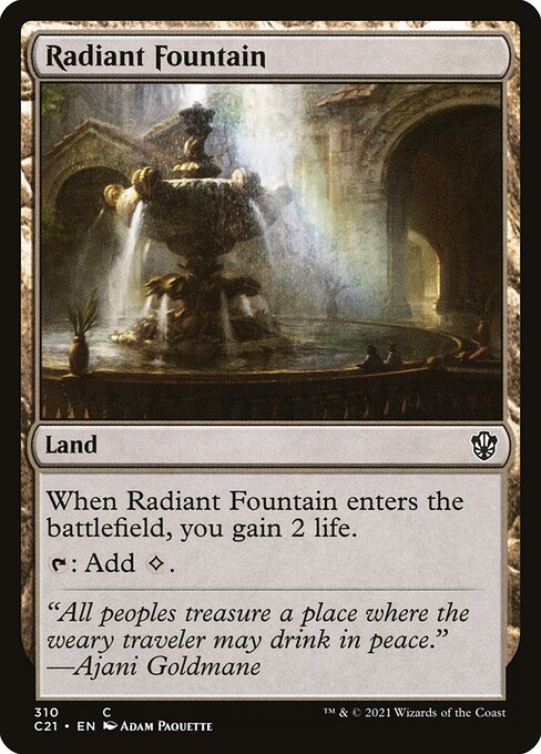 Radiant Fountain - C21 - 310