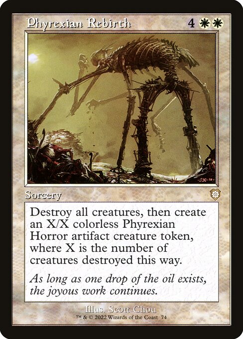 Phyrexian Rebirth (Retro Frame) - BRC - 74
