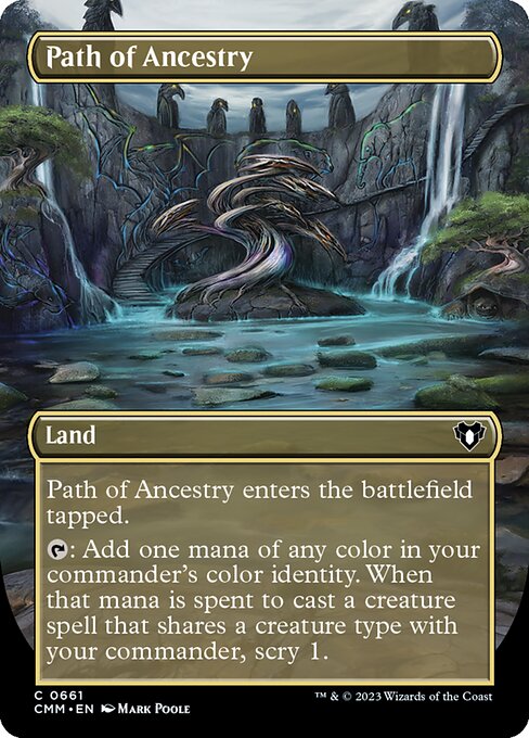 Path of Ancestry (Borderless) (Foil) - CMM - 661