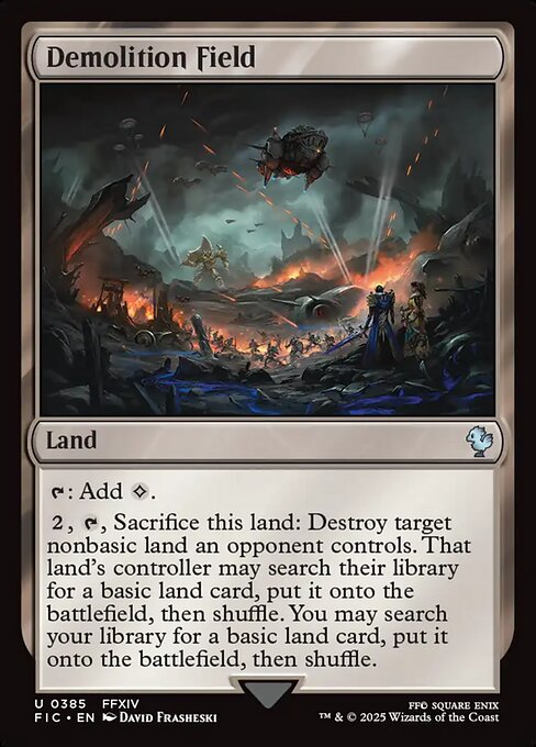 Demolition Field - FIC - 385