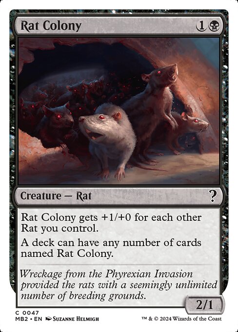 Rat Colony (White Border) - MB2 - 47