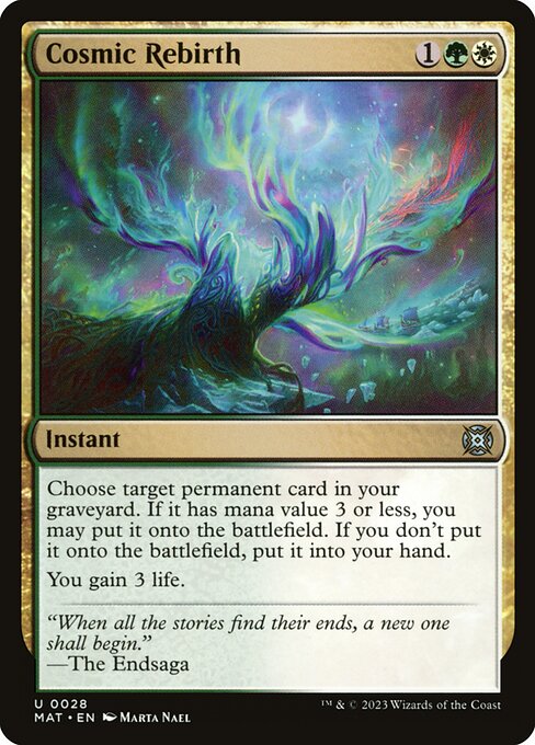 Cosmic Rebirth (Foil) - MAT - 28