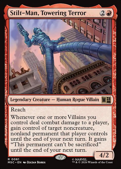 Stilt-Man, Towering Terror - MSC - 61