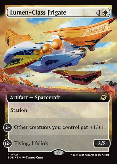 Lumen-Class Frigate (Extended Art) (Foil) - EOE - 321