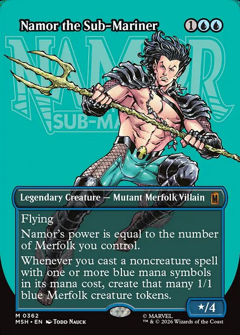 Namor the Sub-Mariner (Borderless) (0362) - MSH - 362