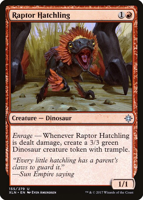 Raptor Hatchling (Foil) - XLN - 155