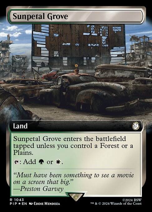 Sunpetal Grove (Extended Art) (Surge Foil) - PIP - 1043
