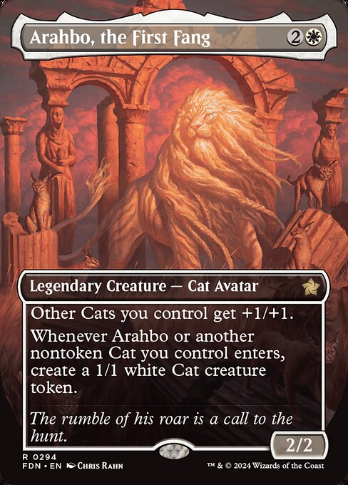 Arahbo, the First Fang (Borderless) - FDN - 294