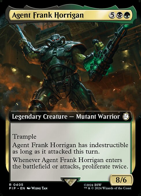 Agent Frank Horrigan (Extended Art) (Foil) - PIP - 405