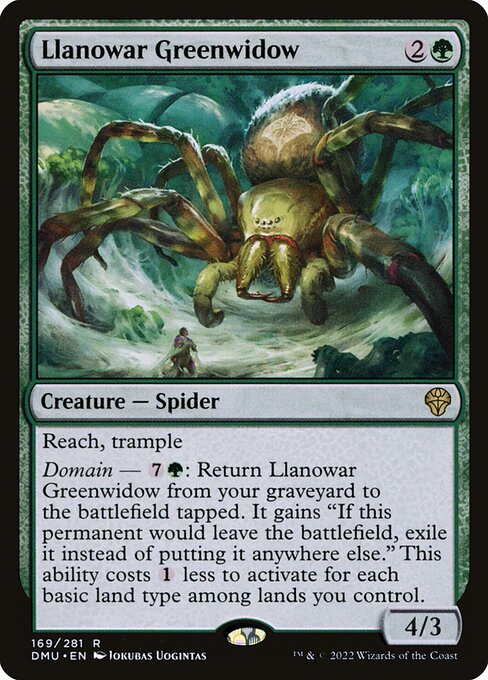 Llanowar Greenwidow (Foil) - DMU - 169