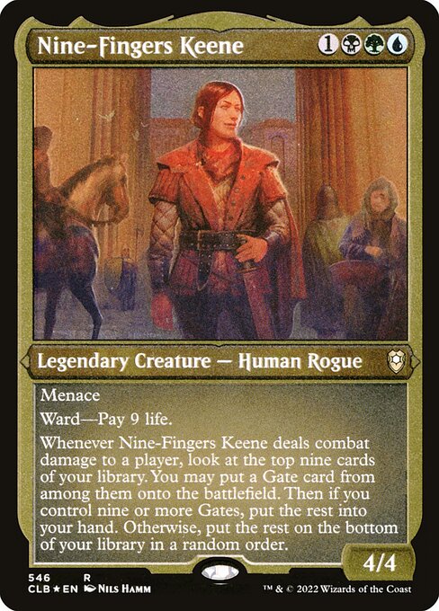 Nine-Fingers Keene (Foil Etched) - CLB - 546