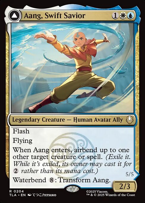 Aang, Swift Savior (Foil) - TLA - 204