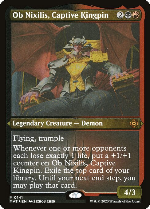 Ob Nixilis, Captive Kingpin (Foil Etched) - MAT - 141