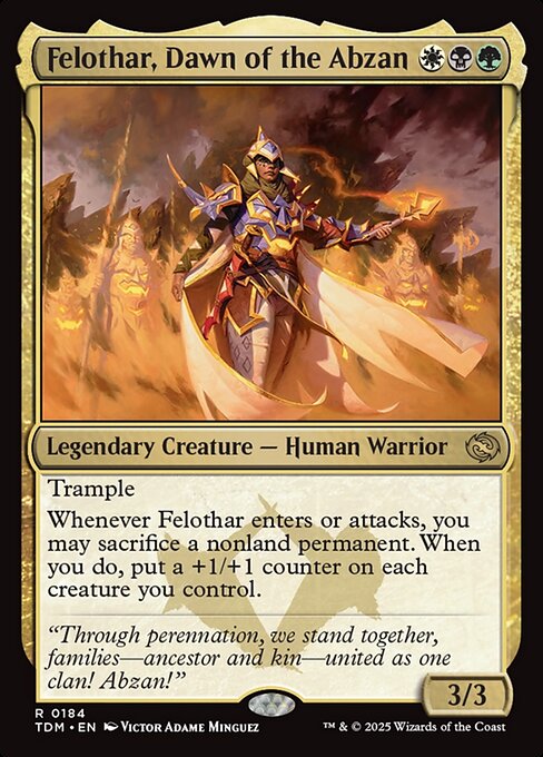 Felothar, Dawn of the Abzan - TDM - 184