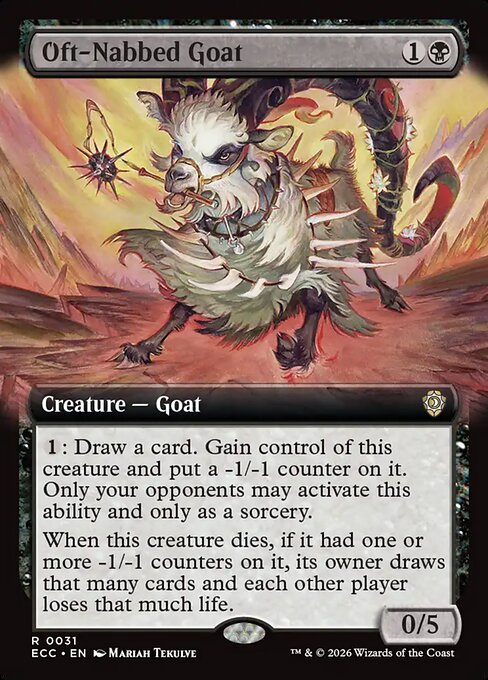 Oft-Nabbed Goat (Extended Art) - ECC - 31
