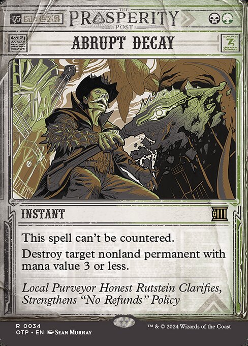 Abrupt Decay - OTP - 34