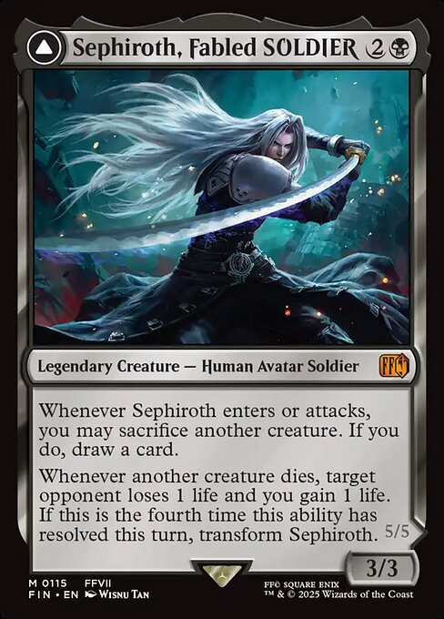 Sephiroth, Fabled SOLDIER - FIN - 115