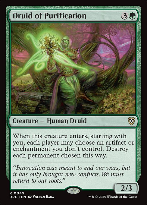 Druid of Purification - DRC - 49