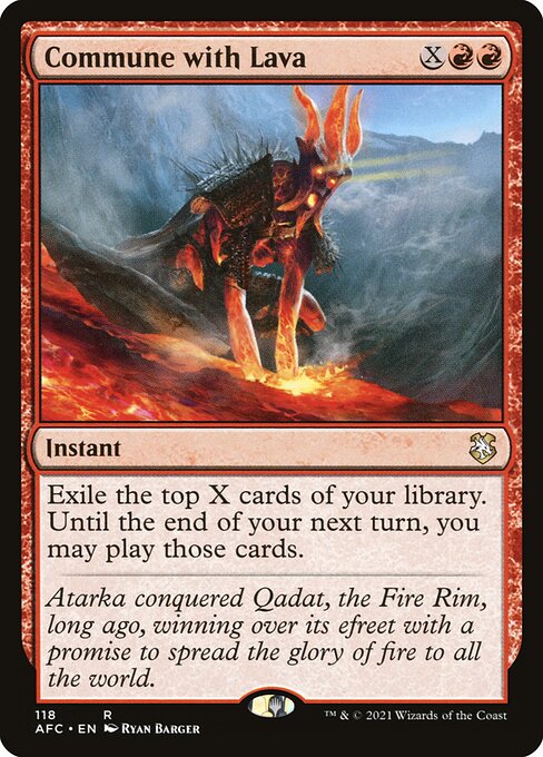 Commune with Lava - AFC - 118