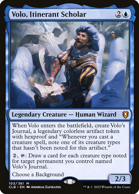 Volo, Itinerant Scholar - CLB - 103