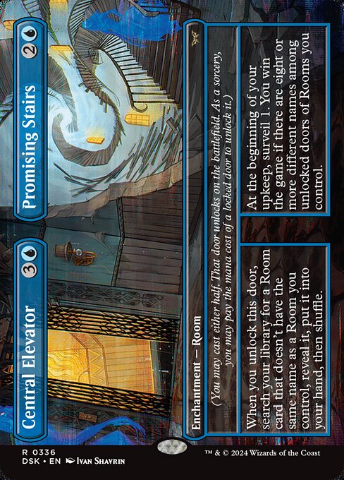 Central Elevator // Promising Stairs (Borderless) (Foil) - DSK - 336