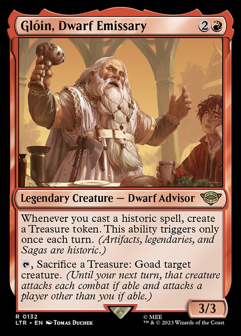 Gloin, Dwarf Emissary - LTR - 132