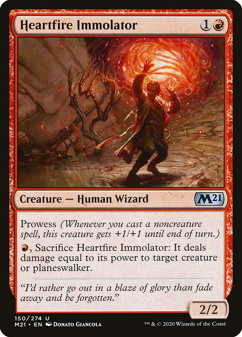 Heartfire Immolator (Foil) - M21 - 150