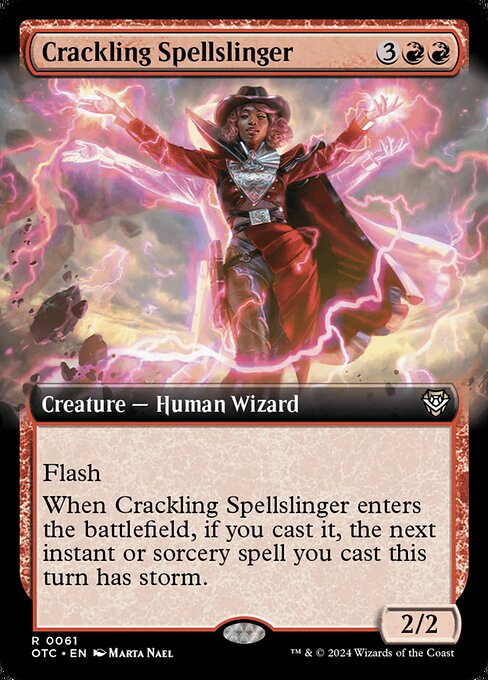 Crackling Spellslinger (Extended Art) - OTC - 61