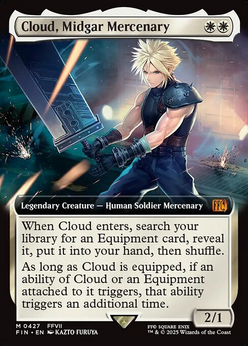 Cloud, Midgar Mercenary (Extended Art) - FIN - 427