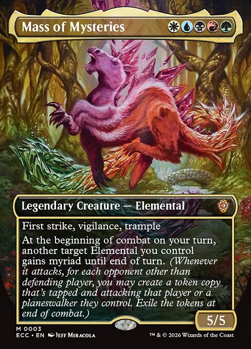 Mass of Mysteries (Borderless) (Foil) - ECC - 3