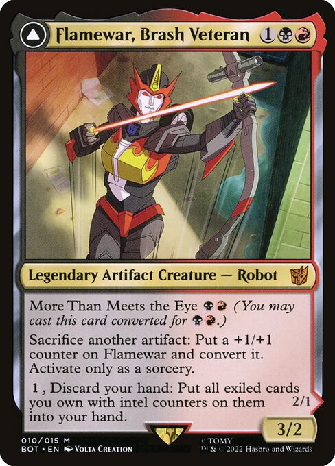 Flamewar, Brash Veteran - BOT - 10