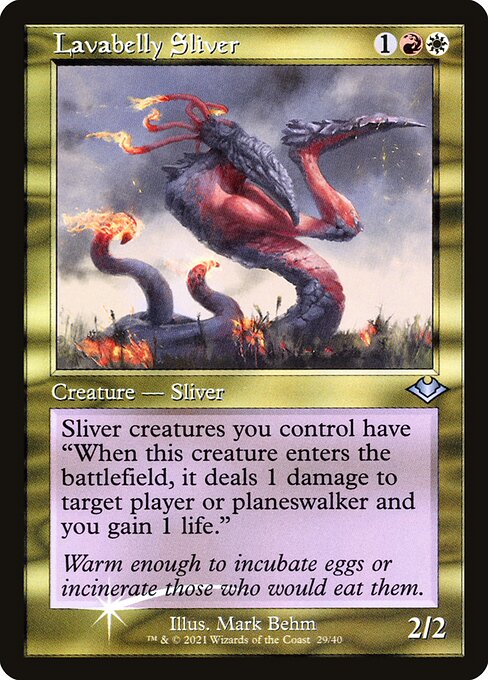 Lavabelly Sliver (Retro Frame) (Foil) - H1R - 29