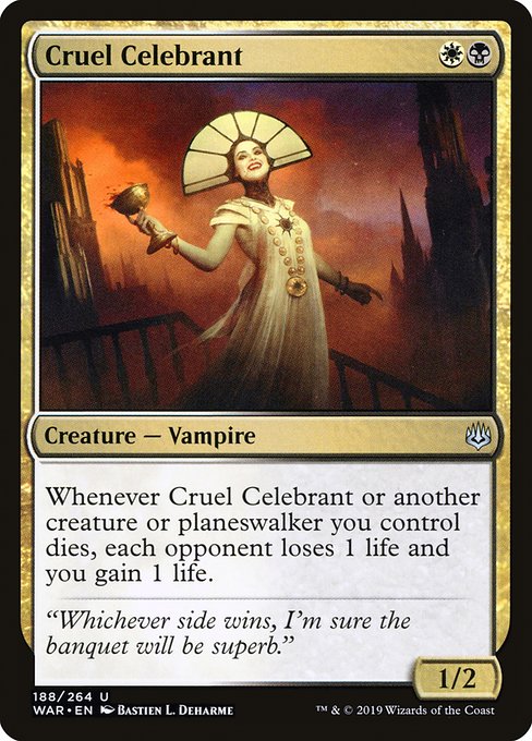 Cruel Celebrant - WAR - 188