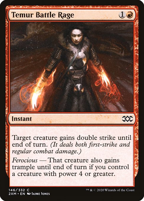Temur Battle Rage (Foil) - 2XM - 146