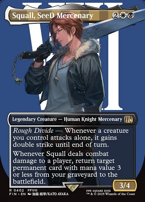 Squall, SeeD Mercenary (Borderless) - FIN - 402