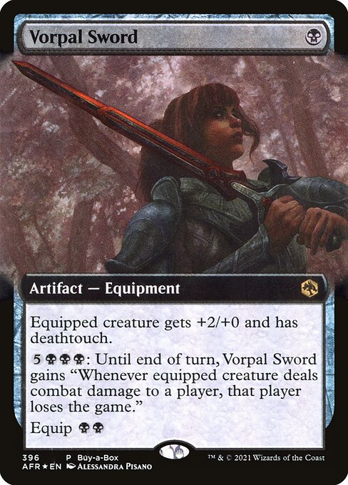 Vorpal Sword (Foil) - AFR - 396