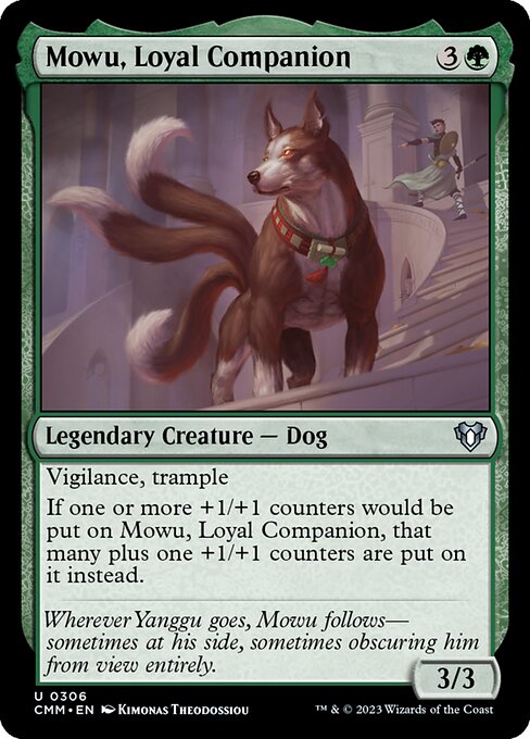 Mowu, Loyal Companion (Foil) - CMM - 306