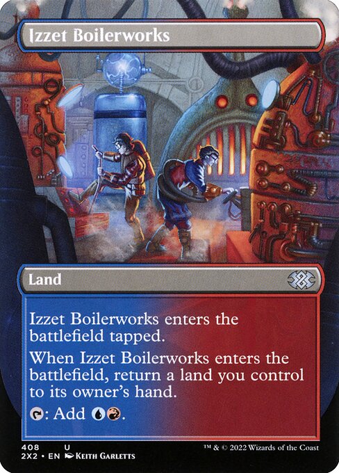 Izzet Boilerworks (Borderless) (Foil) - 2X2 - 408