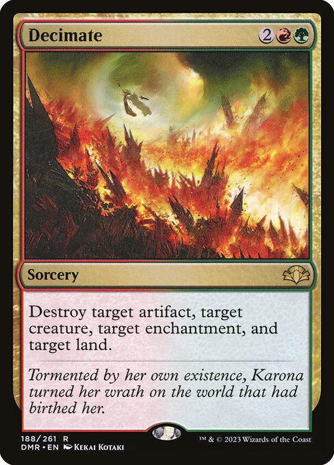 Decimate (Foil) - DMR - 188
