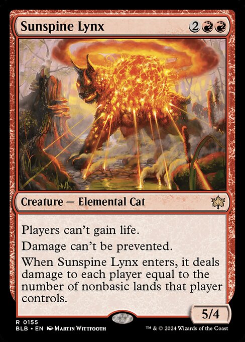 Sunspine Lynx (Foil) - BLB - 155