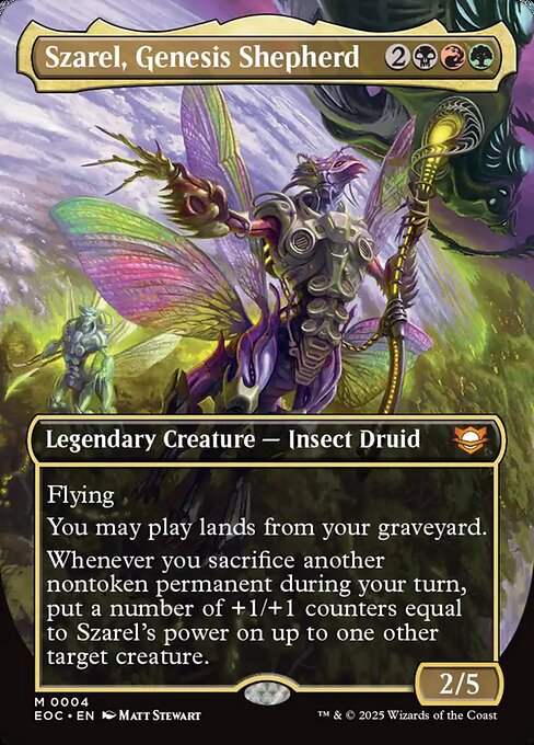 Szarel, Genesis Shepherd (Borderless) (Foil) - EOC - 4