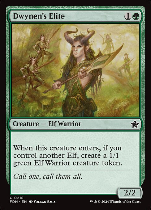 Dwynen's Elite (Foil) - FDN - 218
