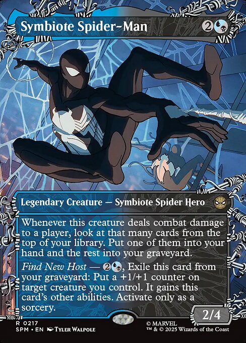 Symbiote Spider-Man (Borderless) - SPM - 217
