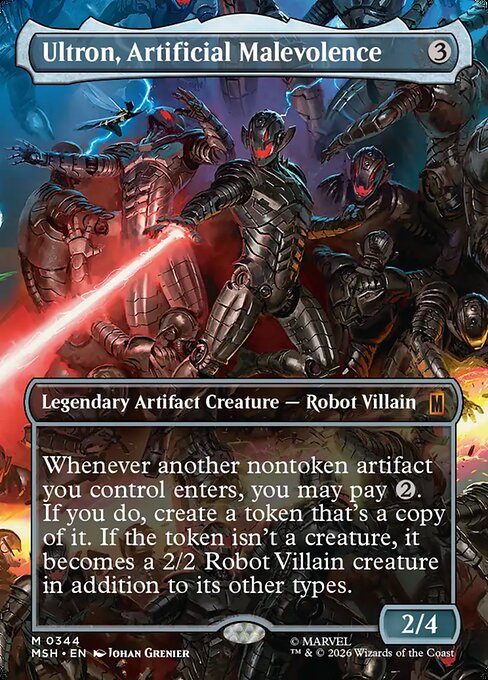 Ultron, Artificial Malevolence (Borderless) (0344) - MSH - 344