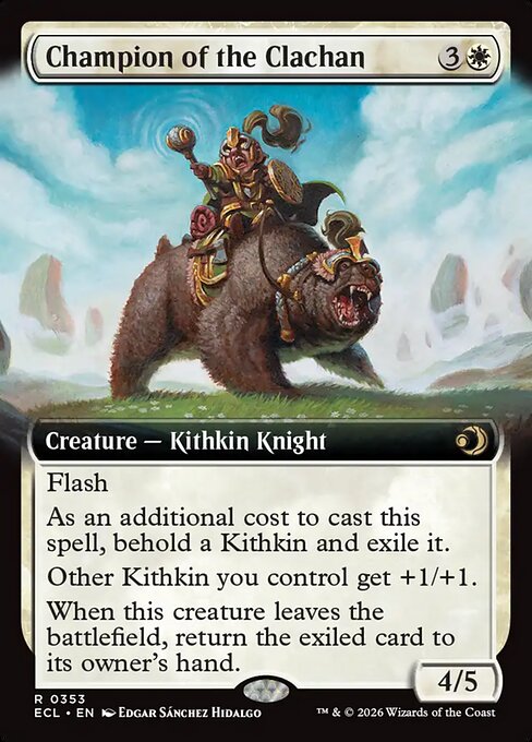 Champion of the Clachan (Extended Art) (Foil) - ECL - 353