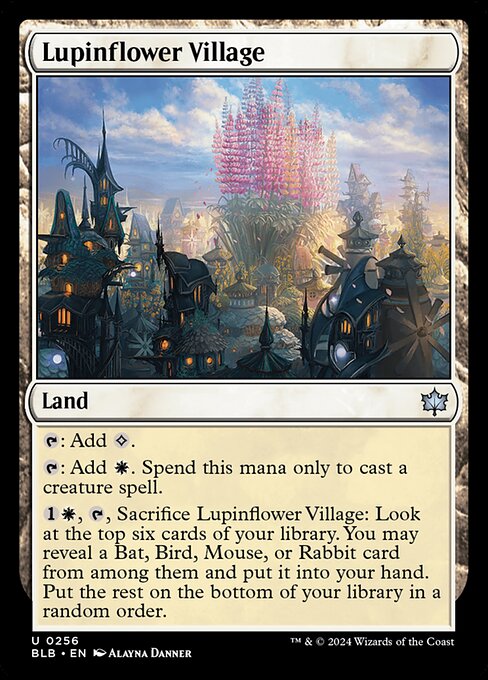 Lupinflower Village (Foil) - BLB - 256