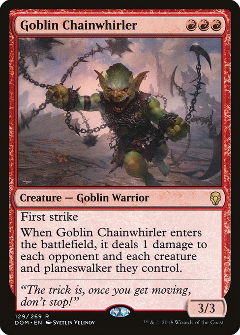 Goblin Chainwhirler - DOM - 129