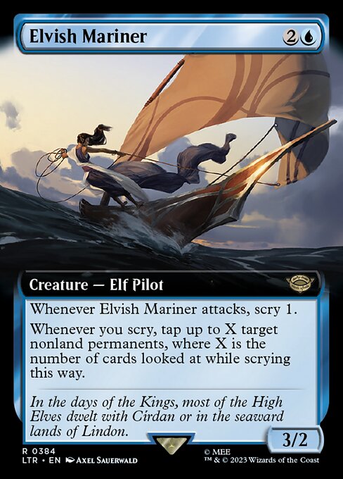 Elvish Mariner (Extended Art) - LTR - 384